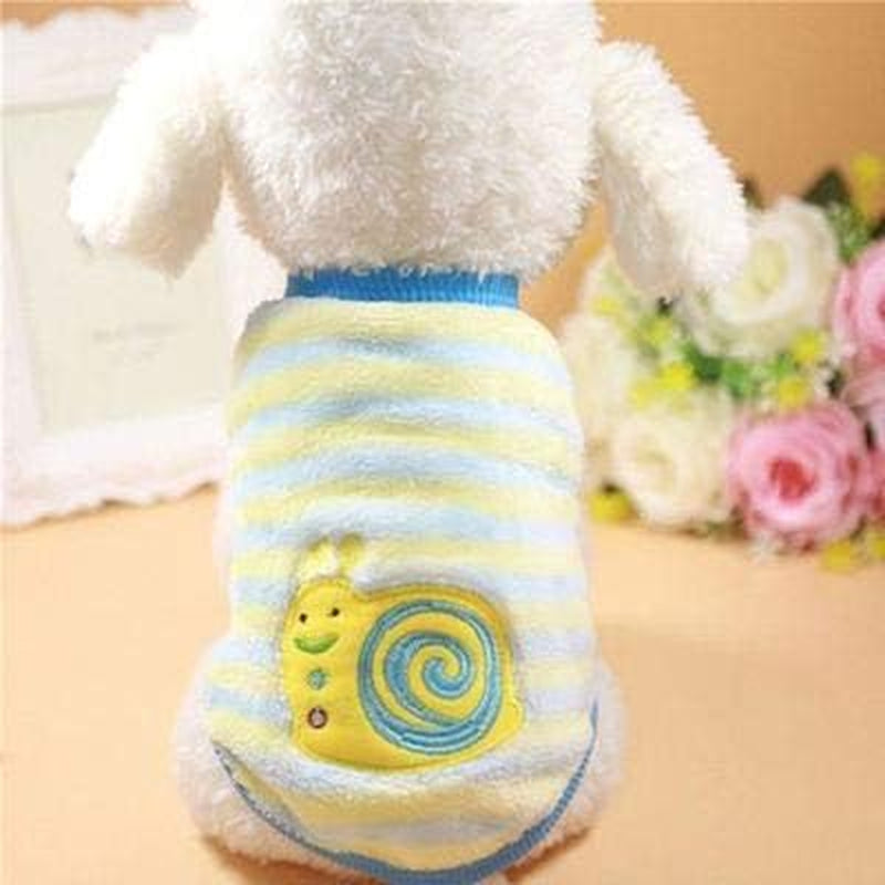Dog Sweater Fleece Shirts Dog Girl Knitwear Puppy Cute Winter Warm Sweaters Classic Kitten Thickening Pets Clothing