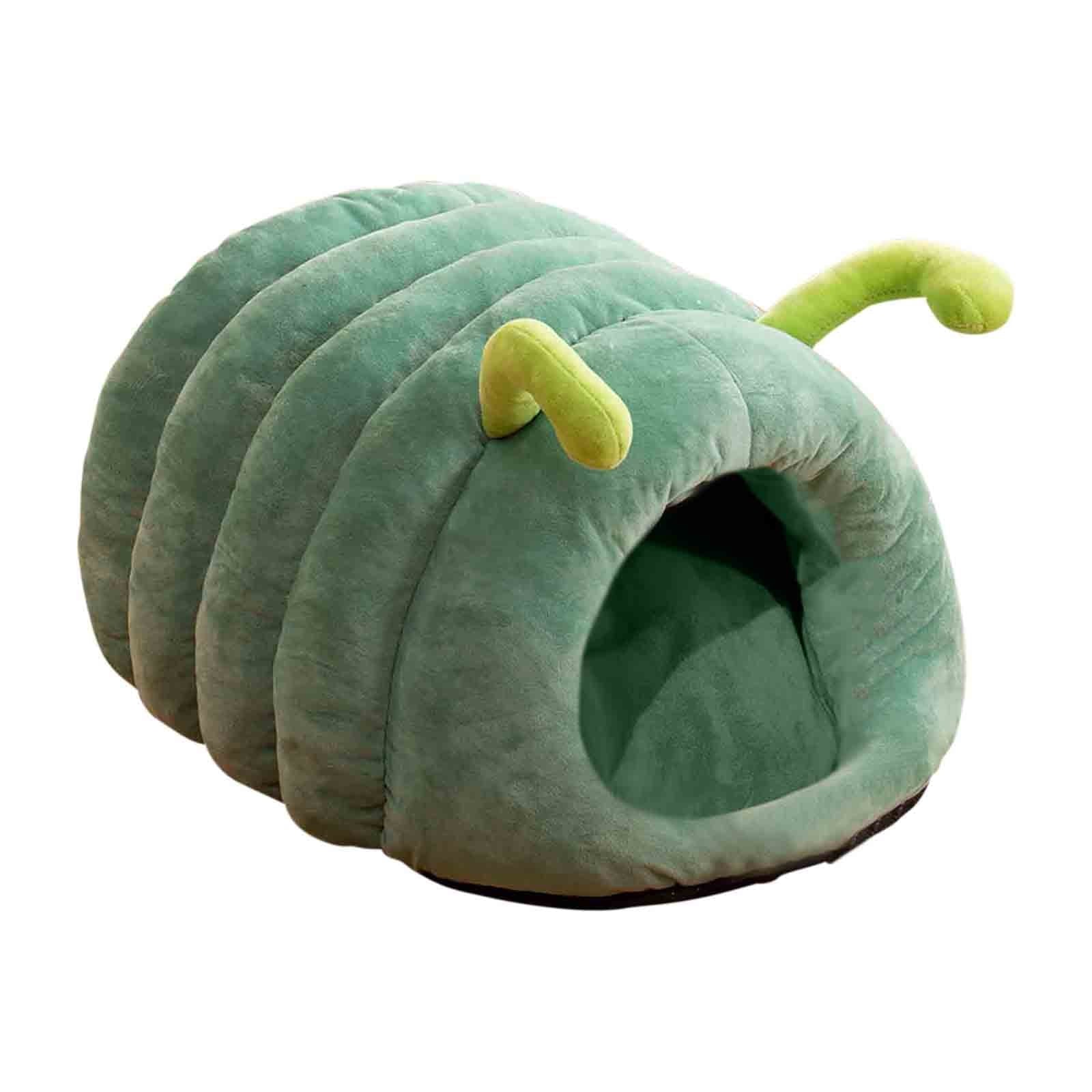 JLFNYA Winter Warm Cats House Cute Dog House Enclosed Non-Slip Cats House,Cat Beds for Indoor Cats