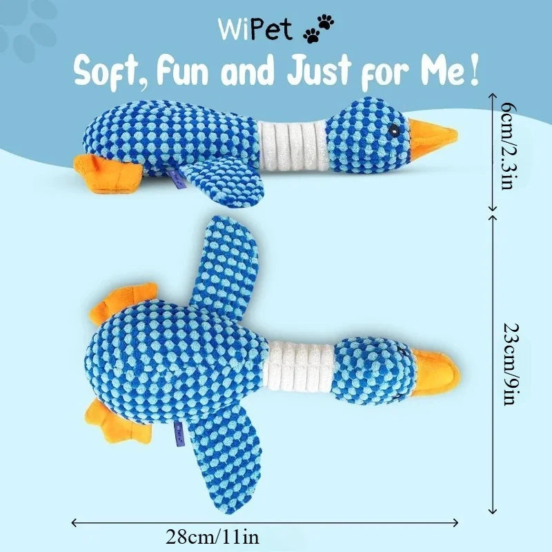 Durable Interactive Plush Toy for Cats and Dogs - Perfect for Aggressive Chewers and Playtime Fun!