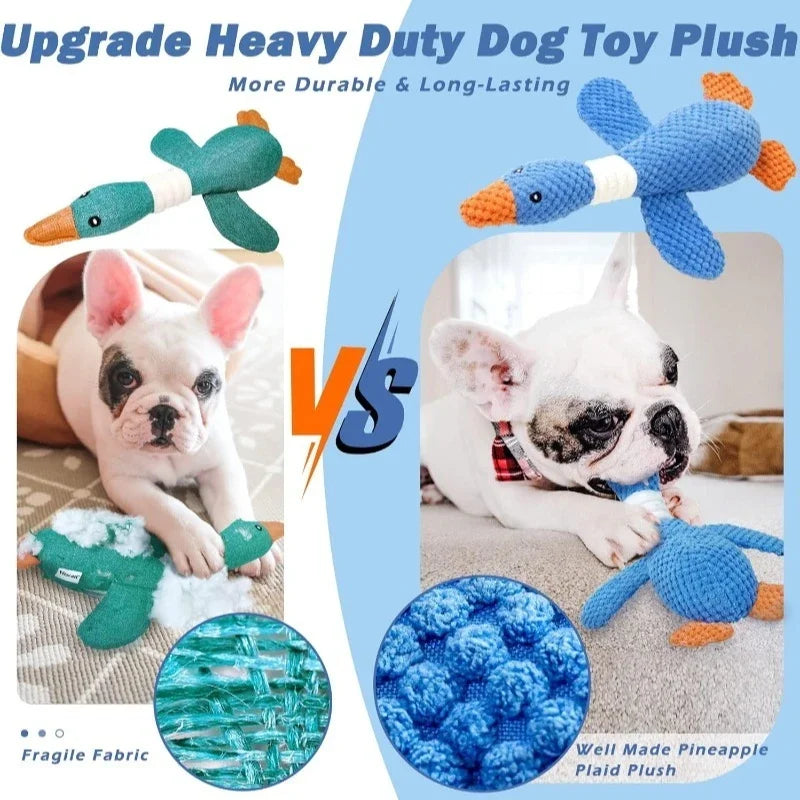Durable Interactive Plush Toy for Cats and Dogs - Perfect for Aggressive Chewers and Playtime Fun!