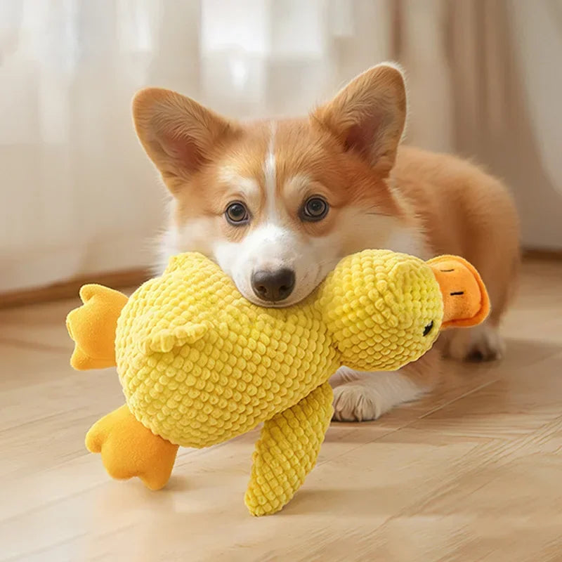 Durable Interactive Plush Toy for Cats and Dogs - Perfect for Aggressive Chewers and Playtime Fun!